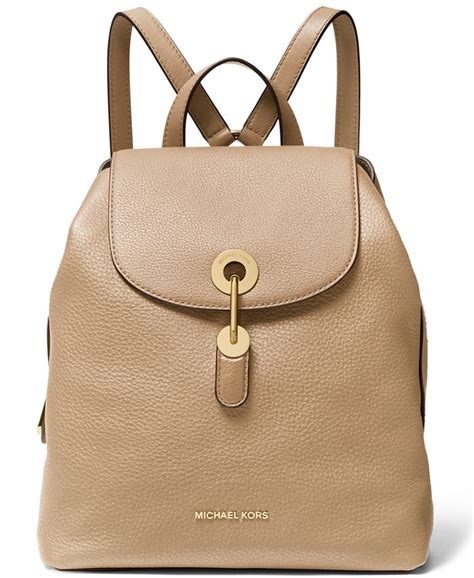 michael kors raven gold|Michael Kors raven leather backpack.